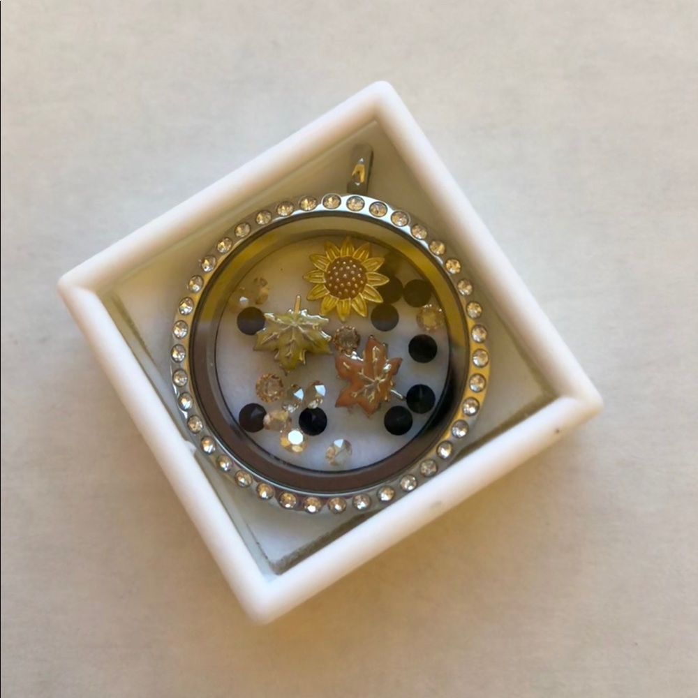Origami Owl fall locket set